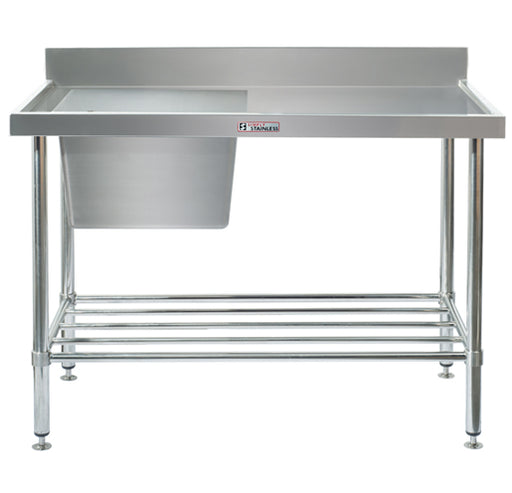 Stainless Steel Sink Bench with Splashback