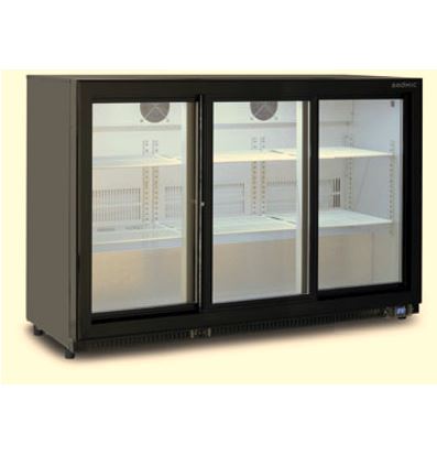 Sliding Three Door Backbar Chiller