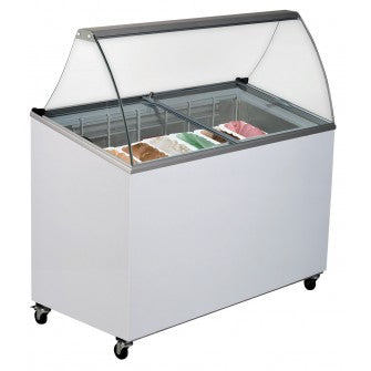 Sliding Glass Gelato Freezer  - 1298mm