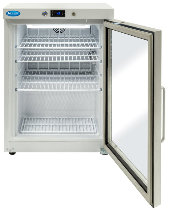 Nuline HR200G Pharmacy Refrigerator Glass Door