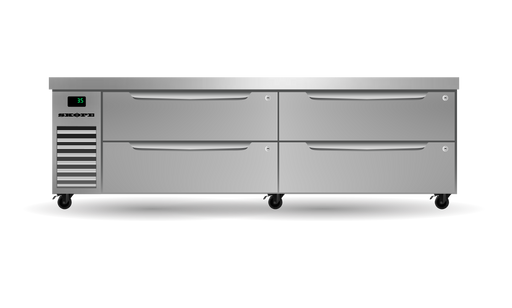 Skope ProSpec Underbench Fridge GN 2/1 & ChefBase