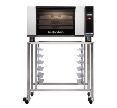 TURBOFAN  E27T3 - Full Size Electric Convection Oven Touch Screen Control on a Stainless Steel Stand