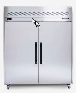 Sapphire Gastronorm Upright Freezer Cabinet Stainless Steel